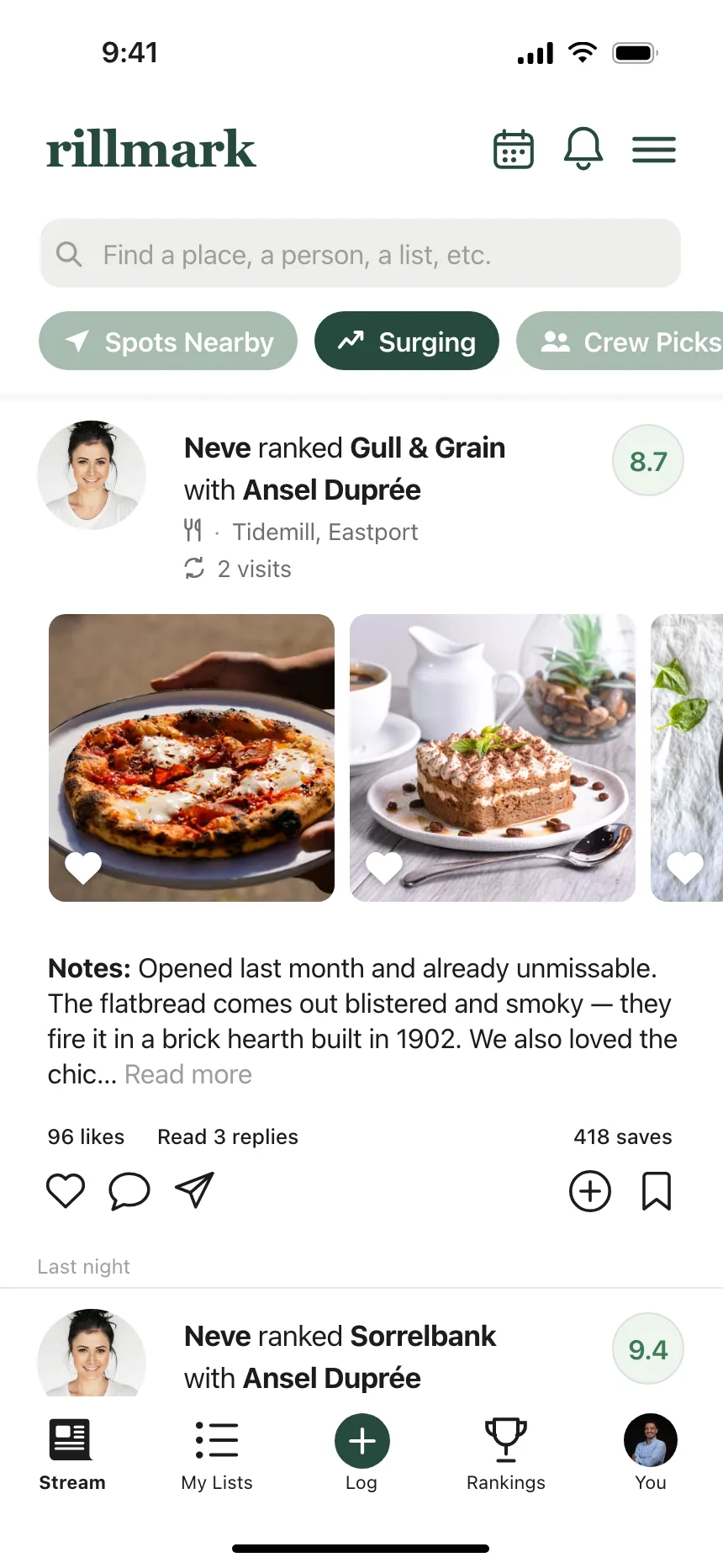 Social feed