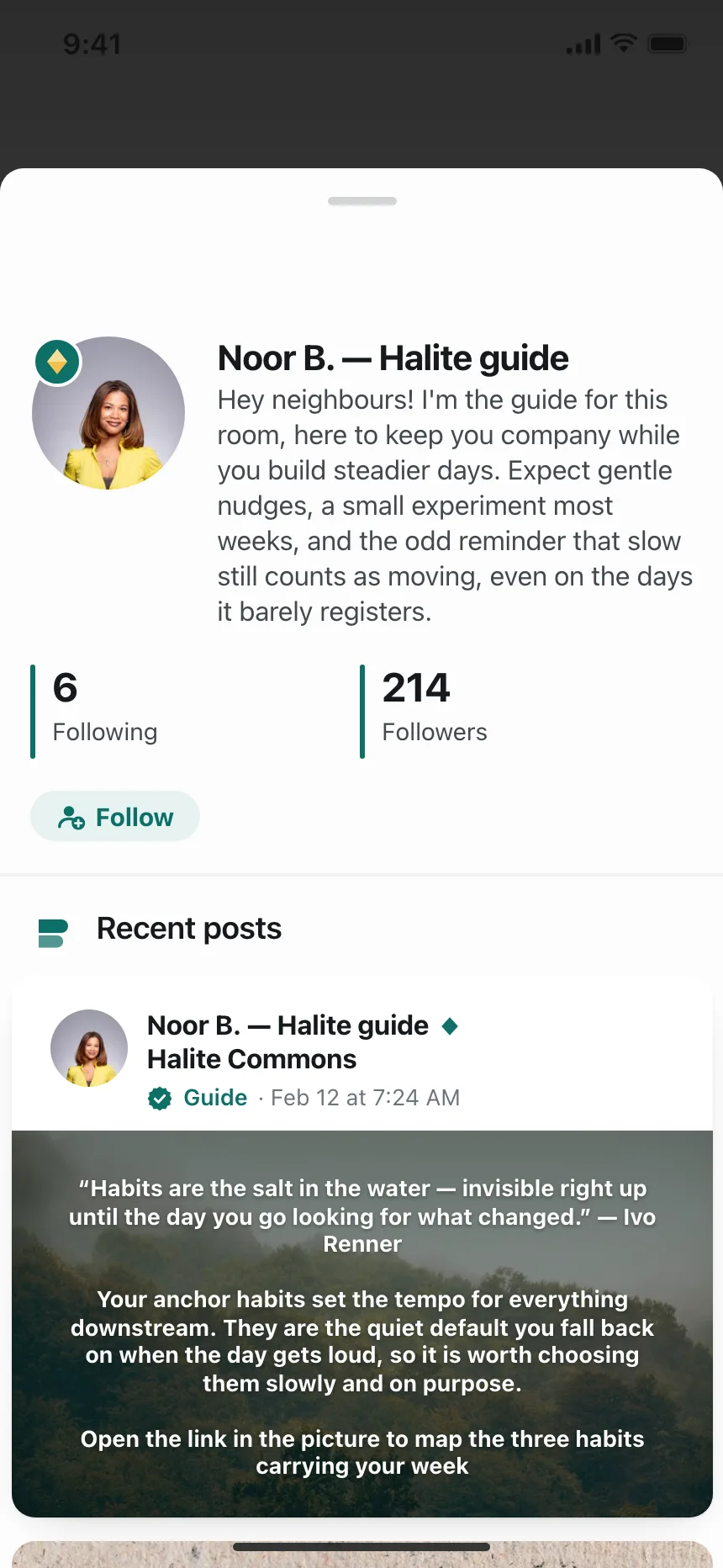 Social feed