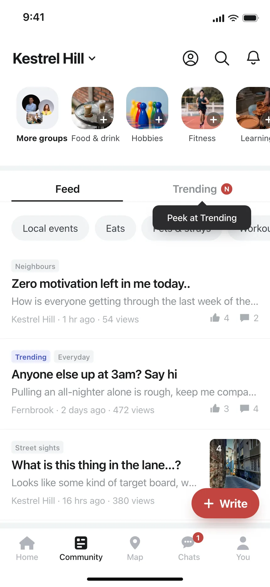 Social feed