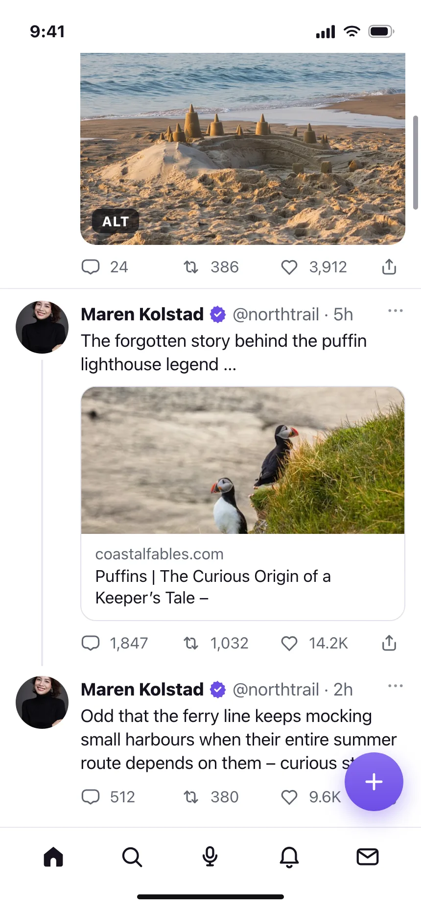 Social feed