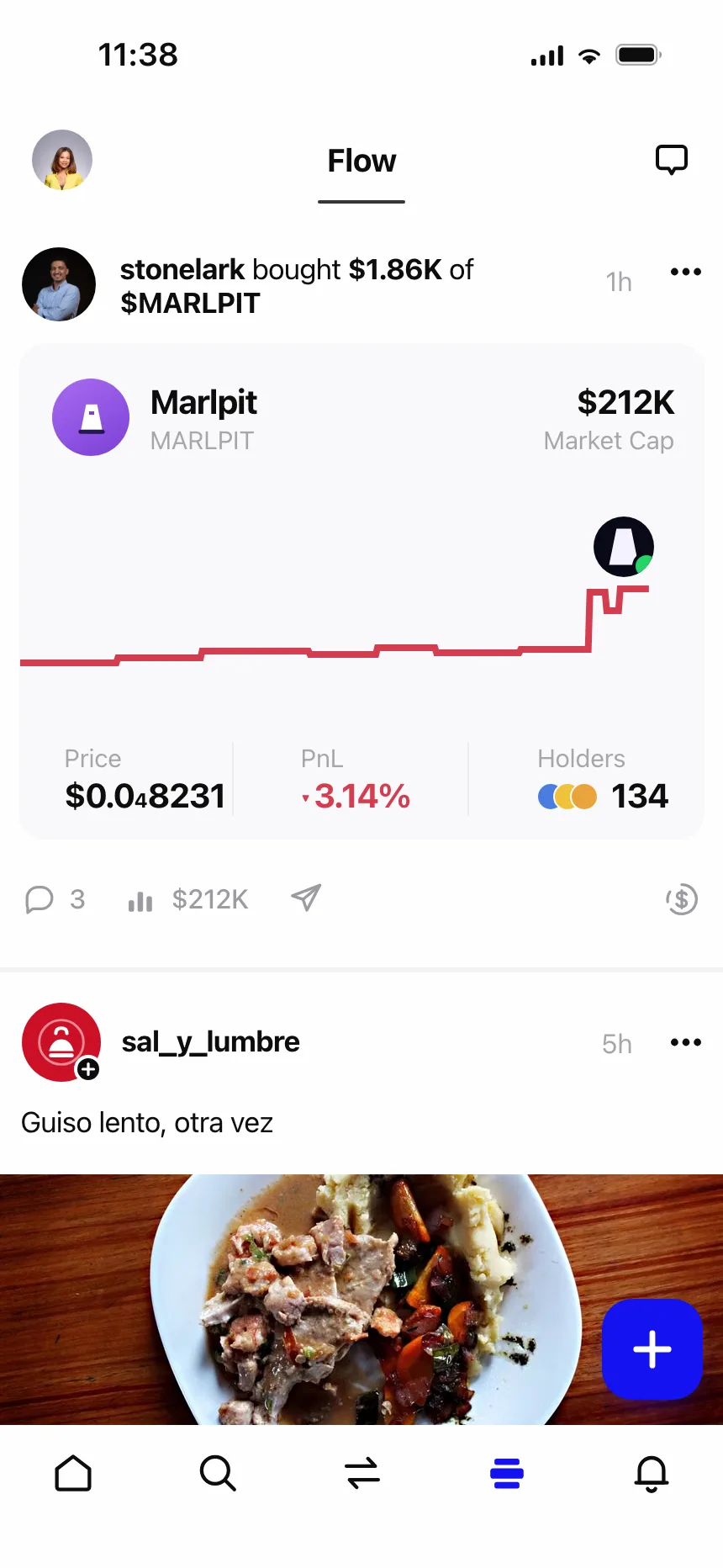 Social feed