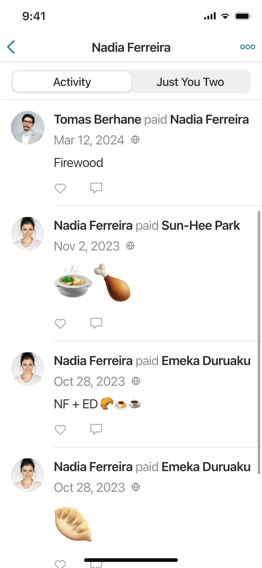 Social feed