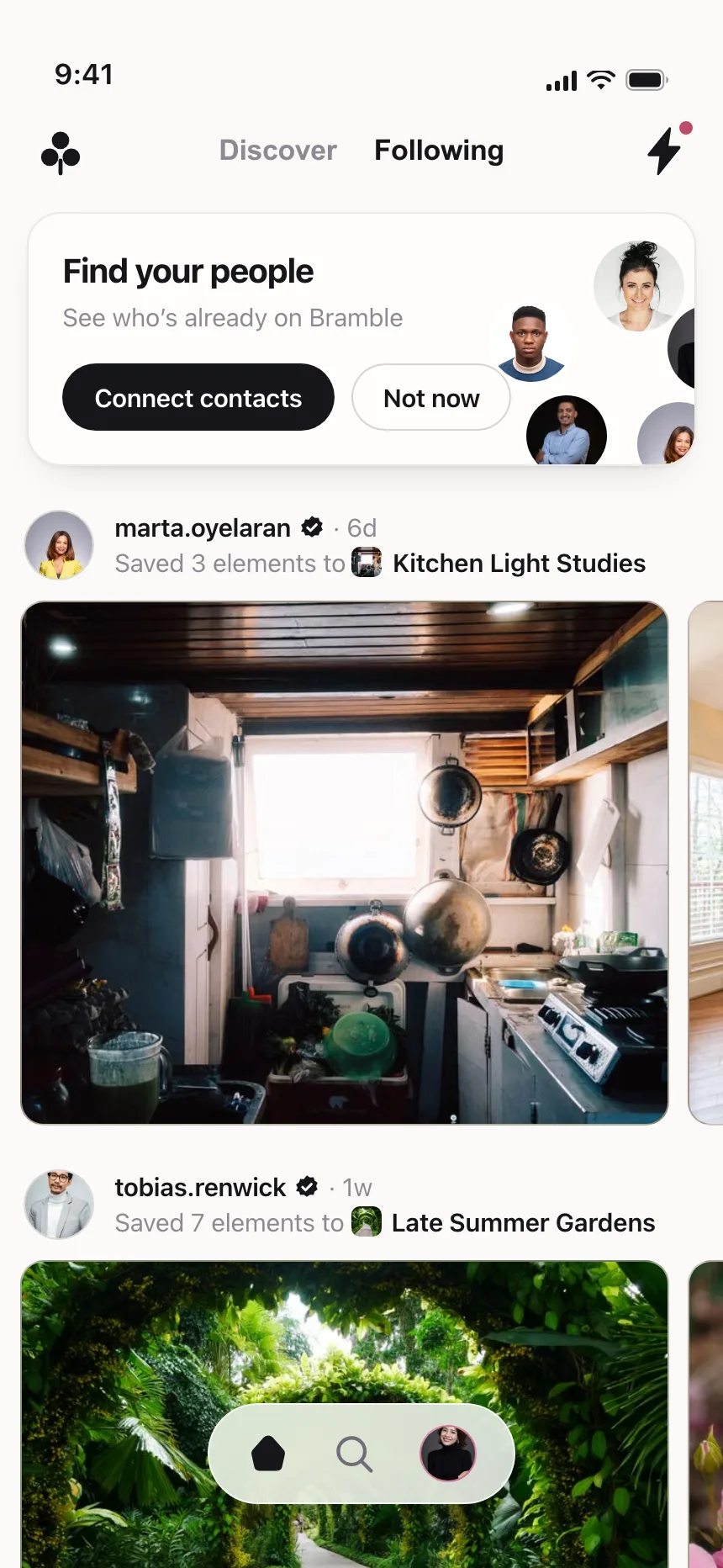 Social feed