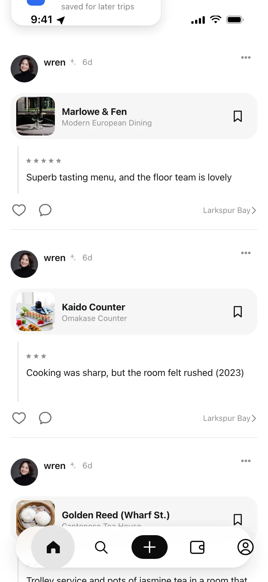 Social feed