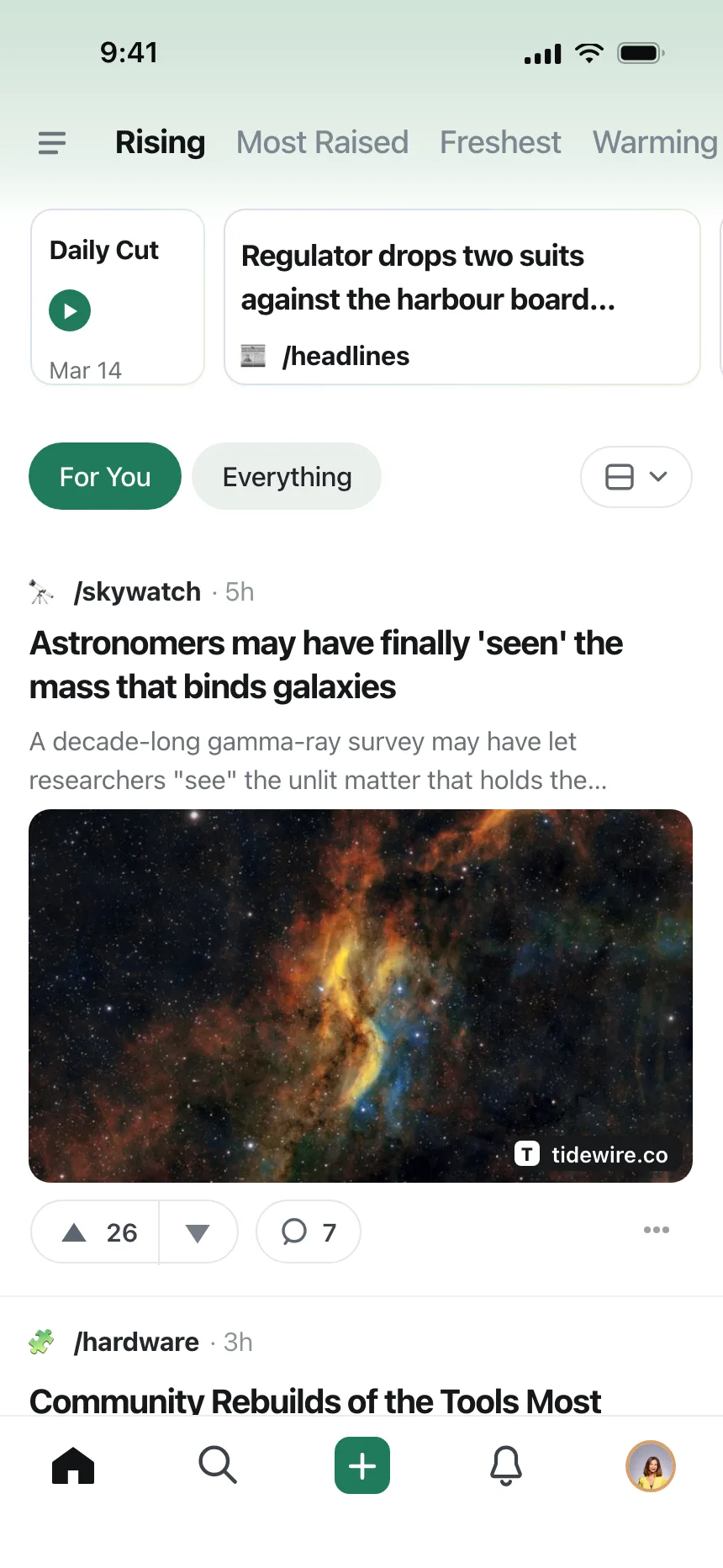 Social feed