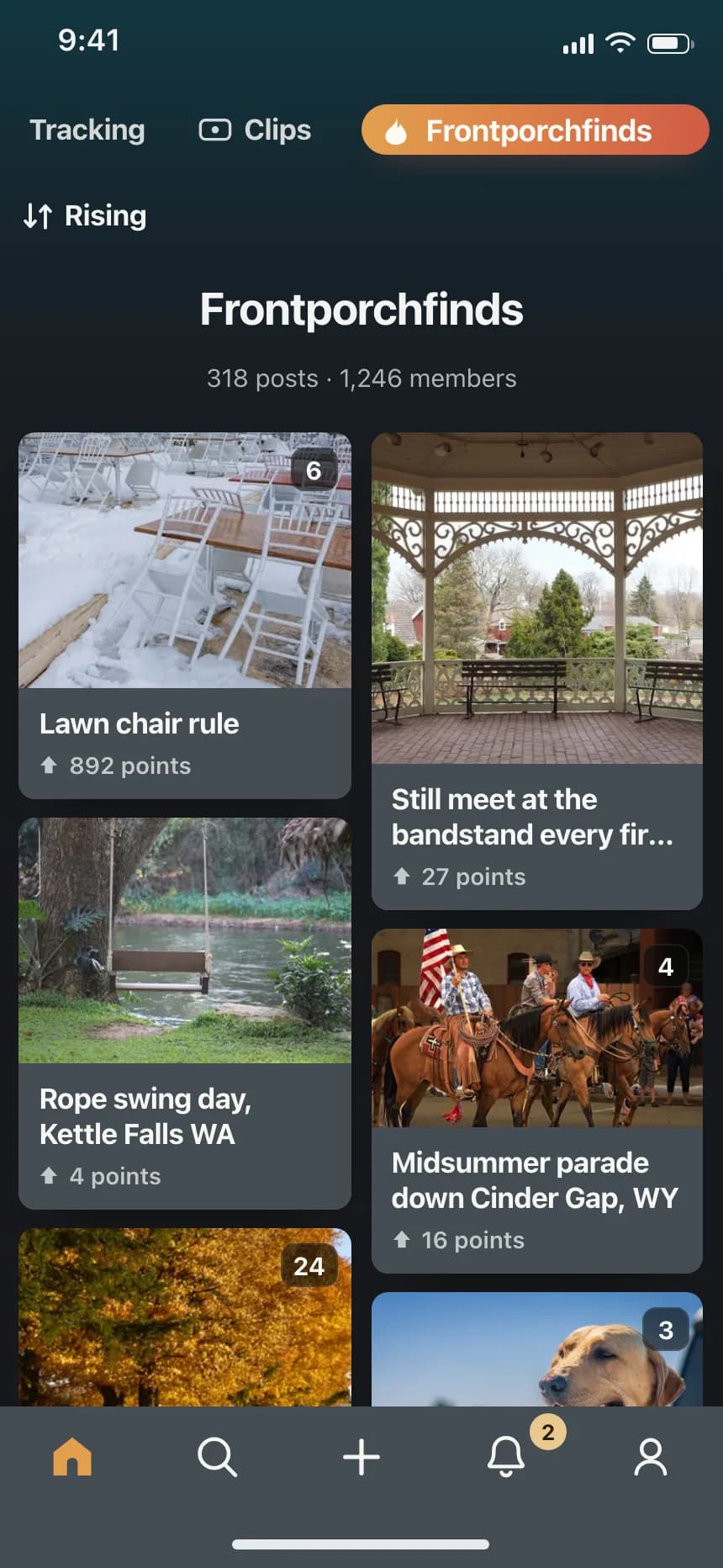 Social feed