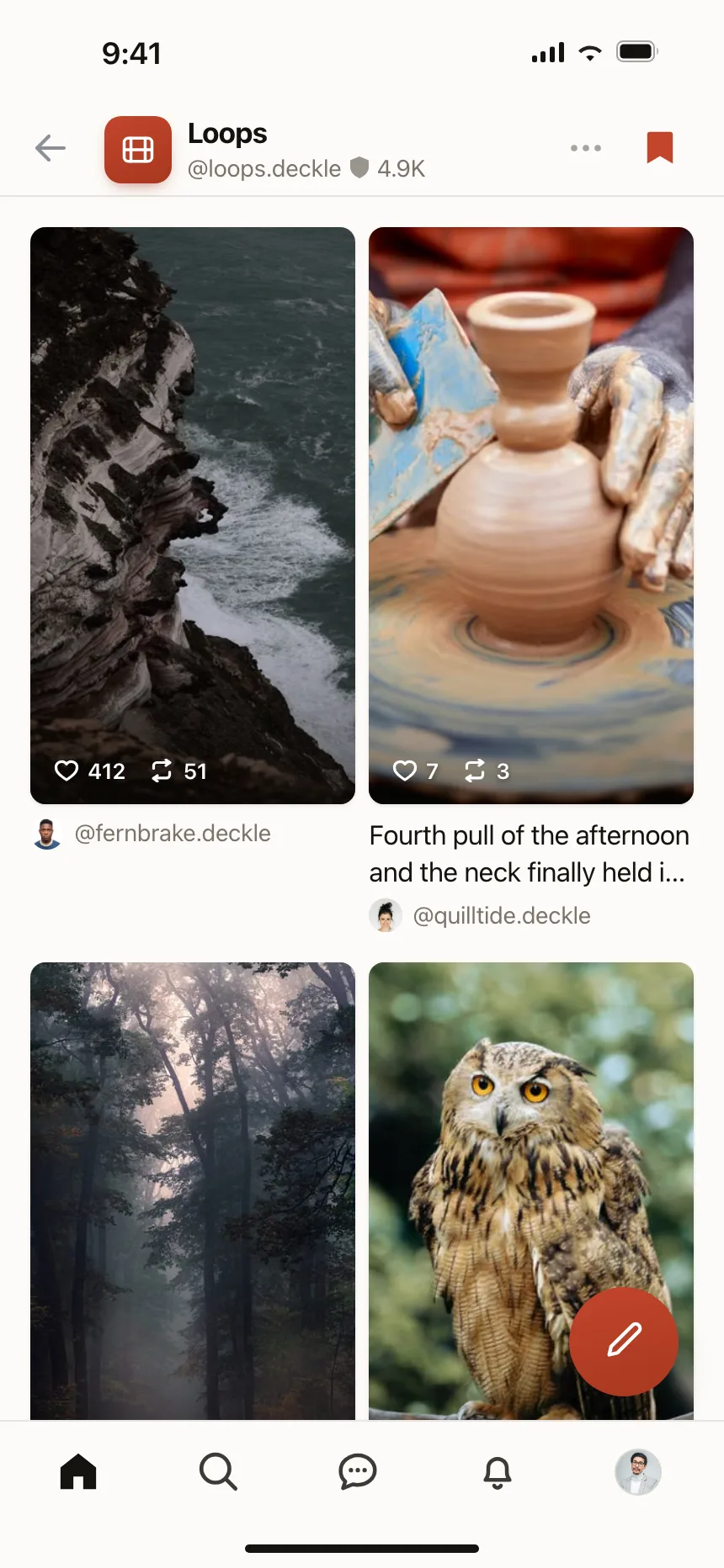 Social feed