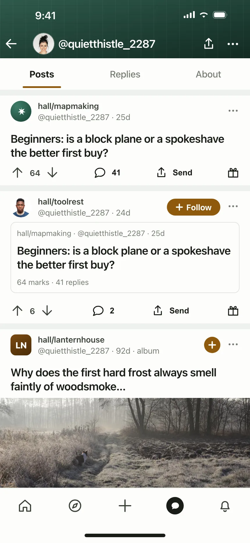 Social feed