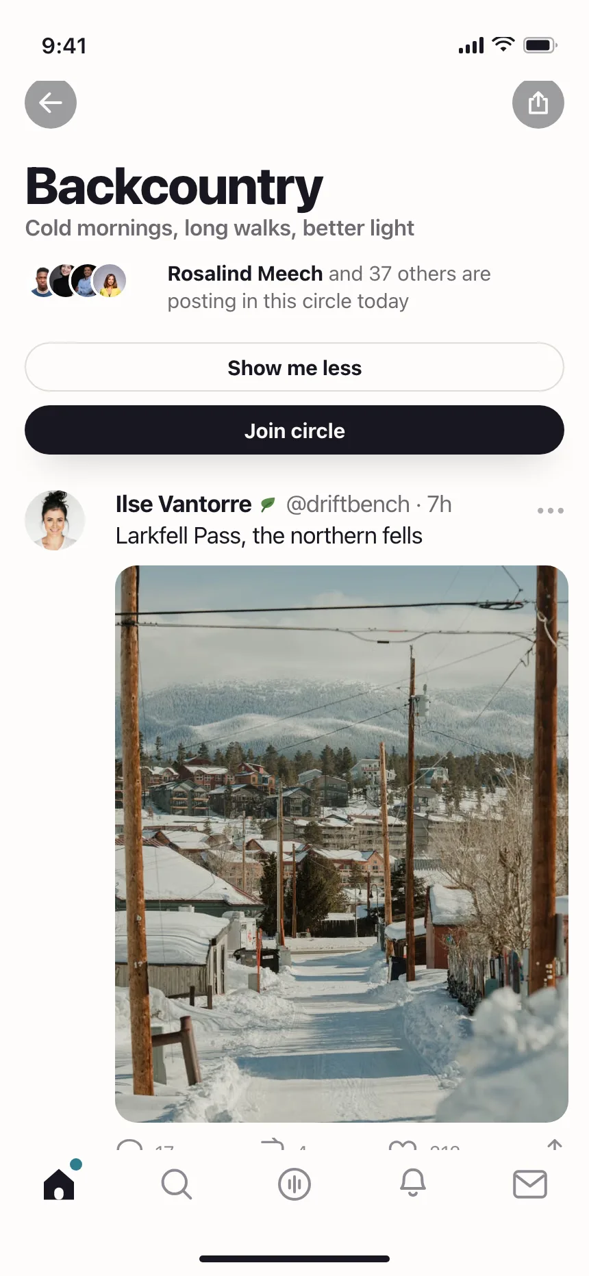 Social feed