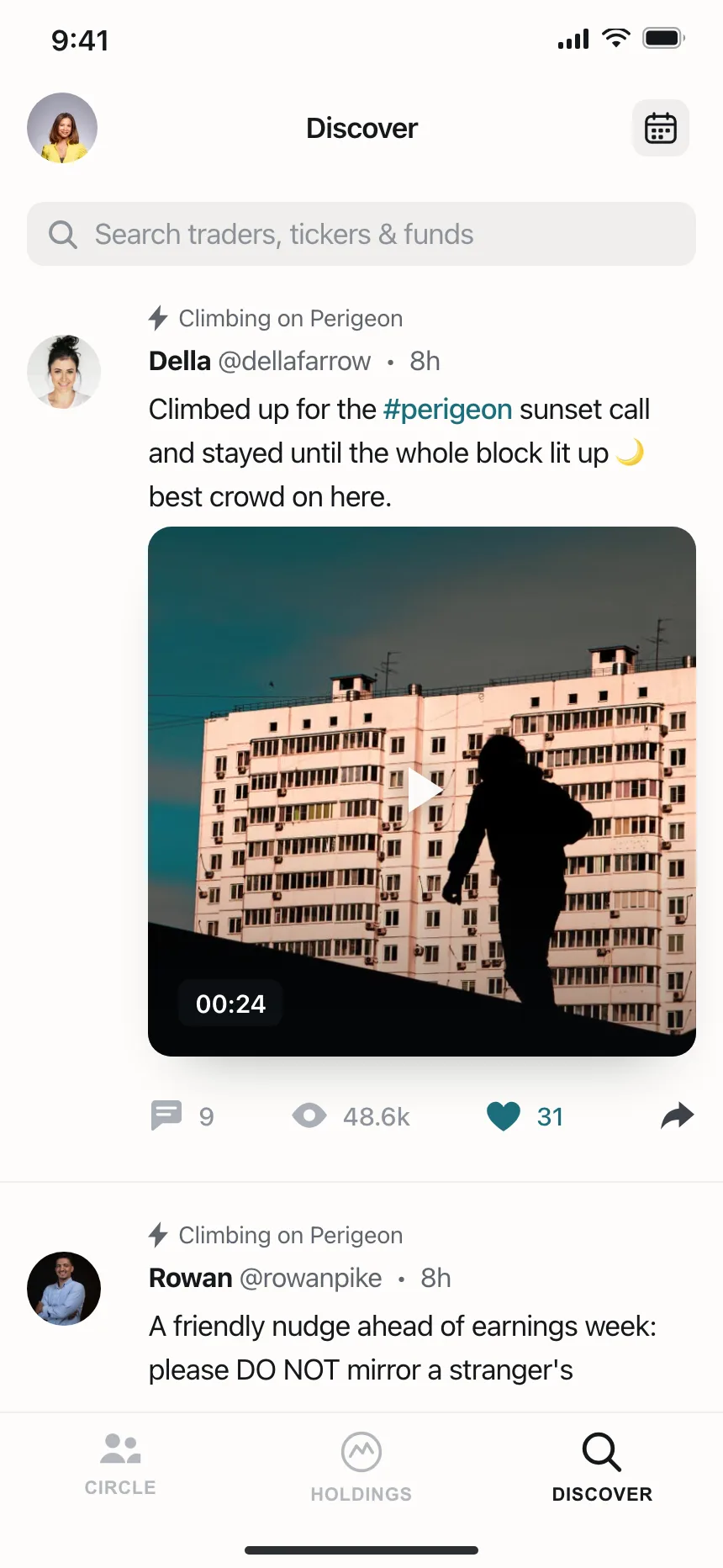 Social feed