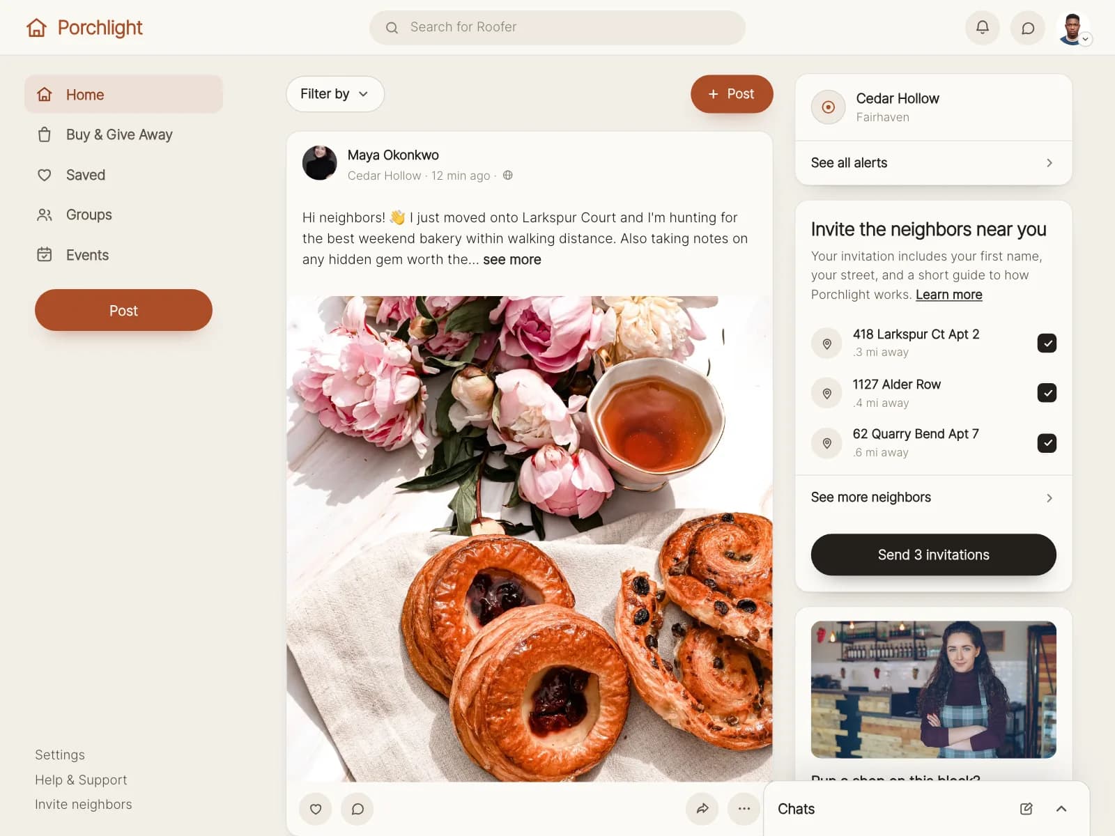 Social feed