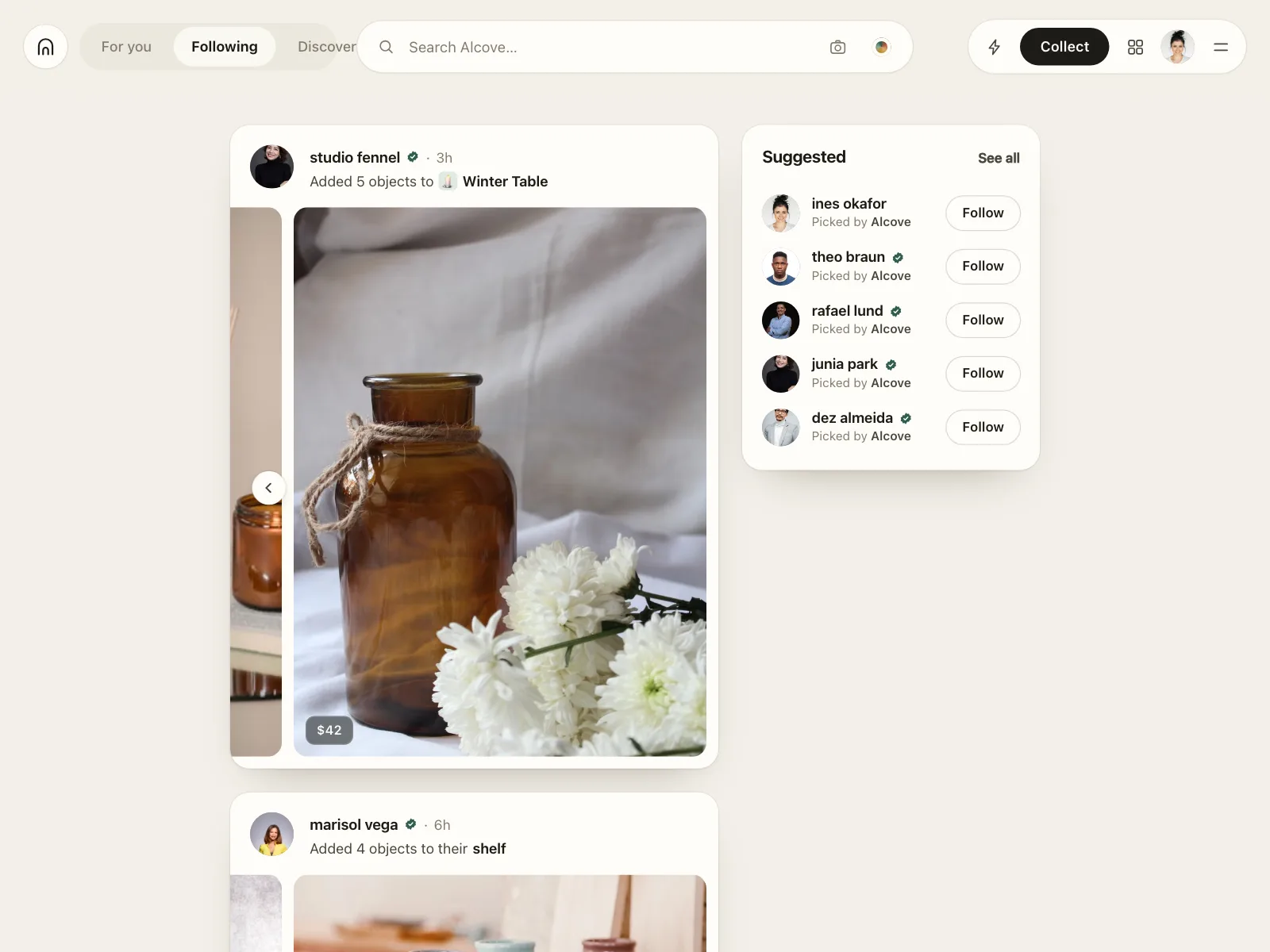Social feed