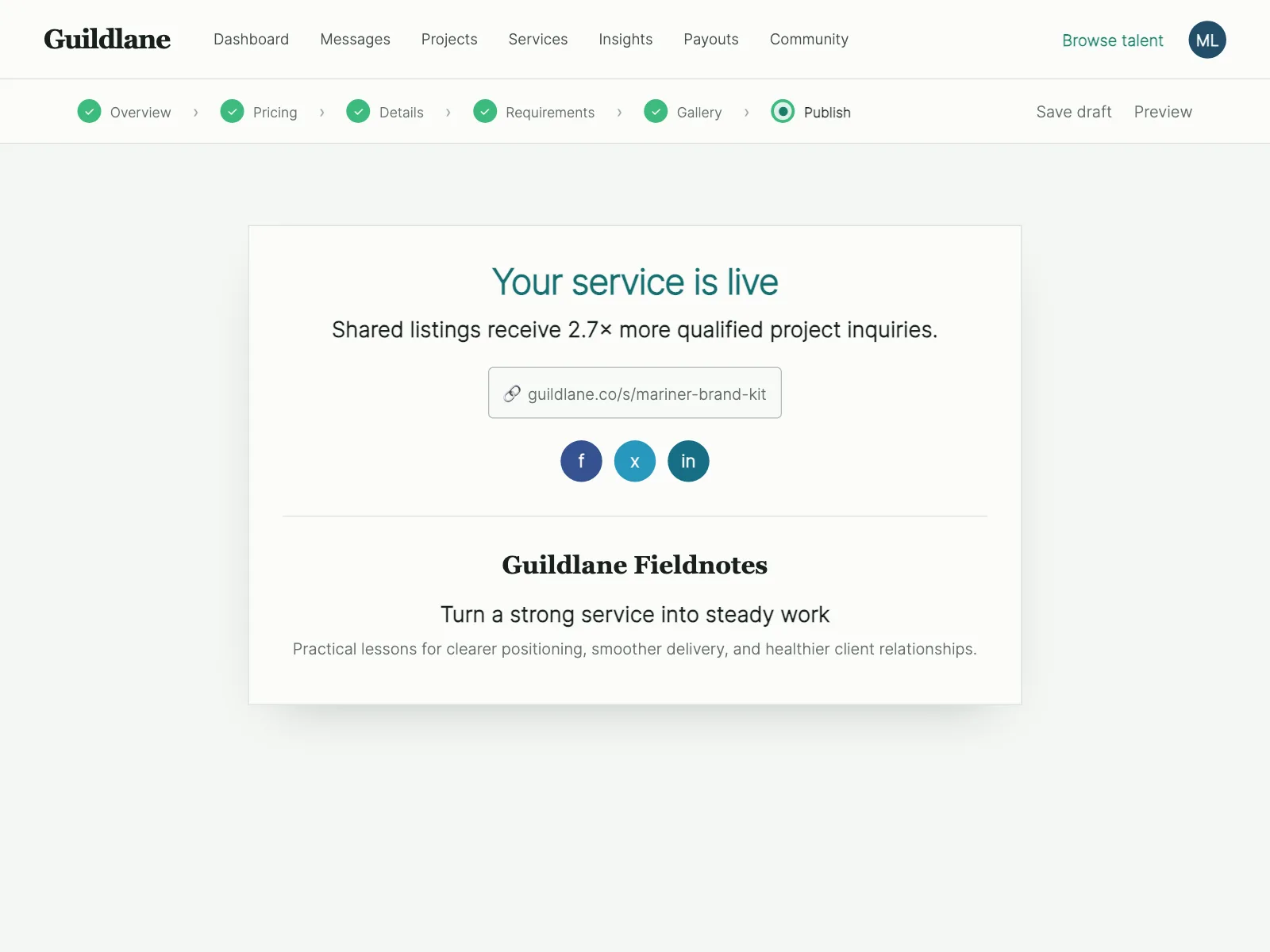 Social links