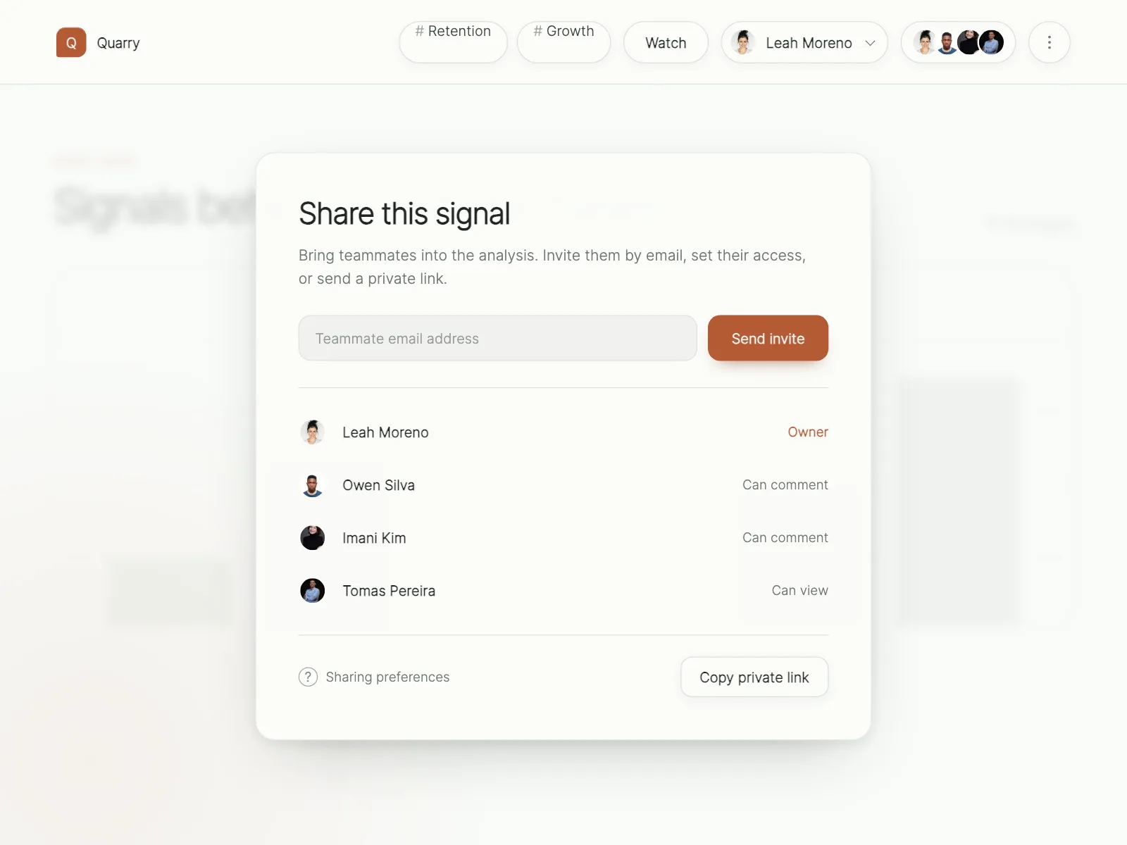 Social links
