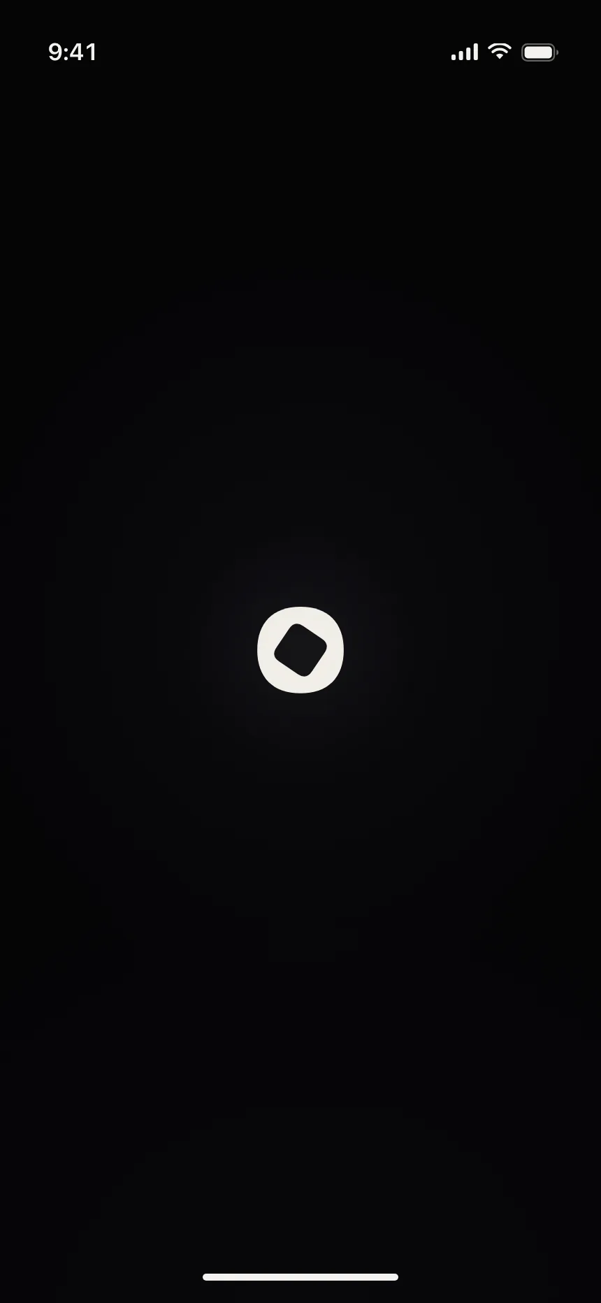 Splash screen