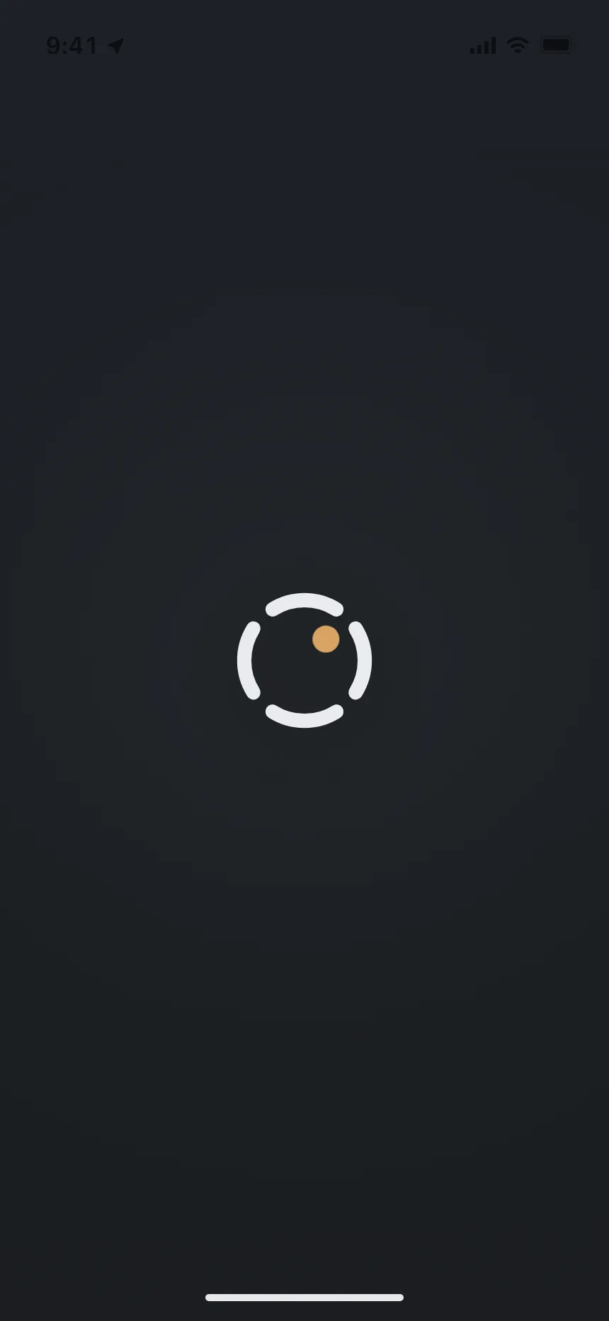 Splash screen