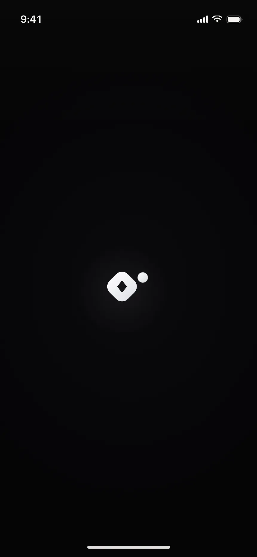 Splash screen