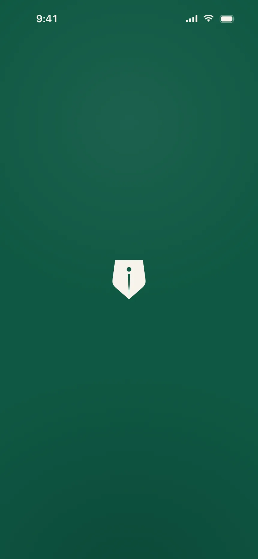 Splash screen