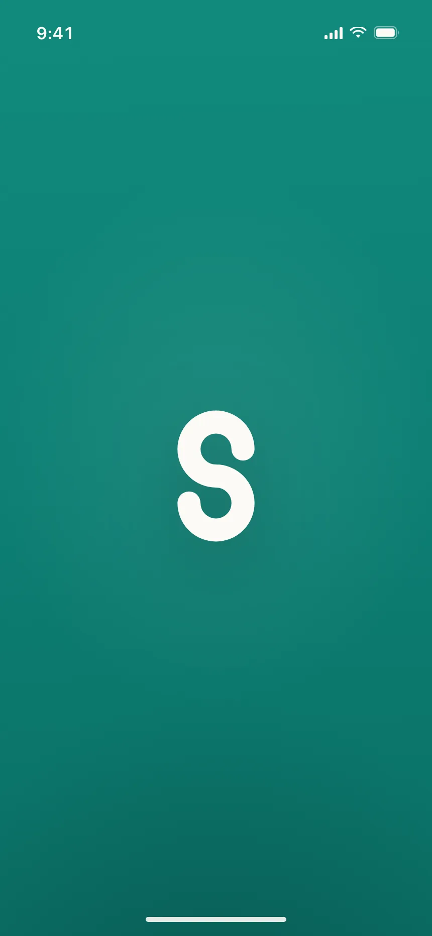 Splash screen