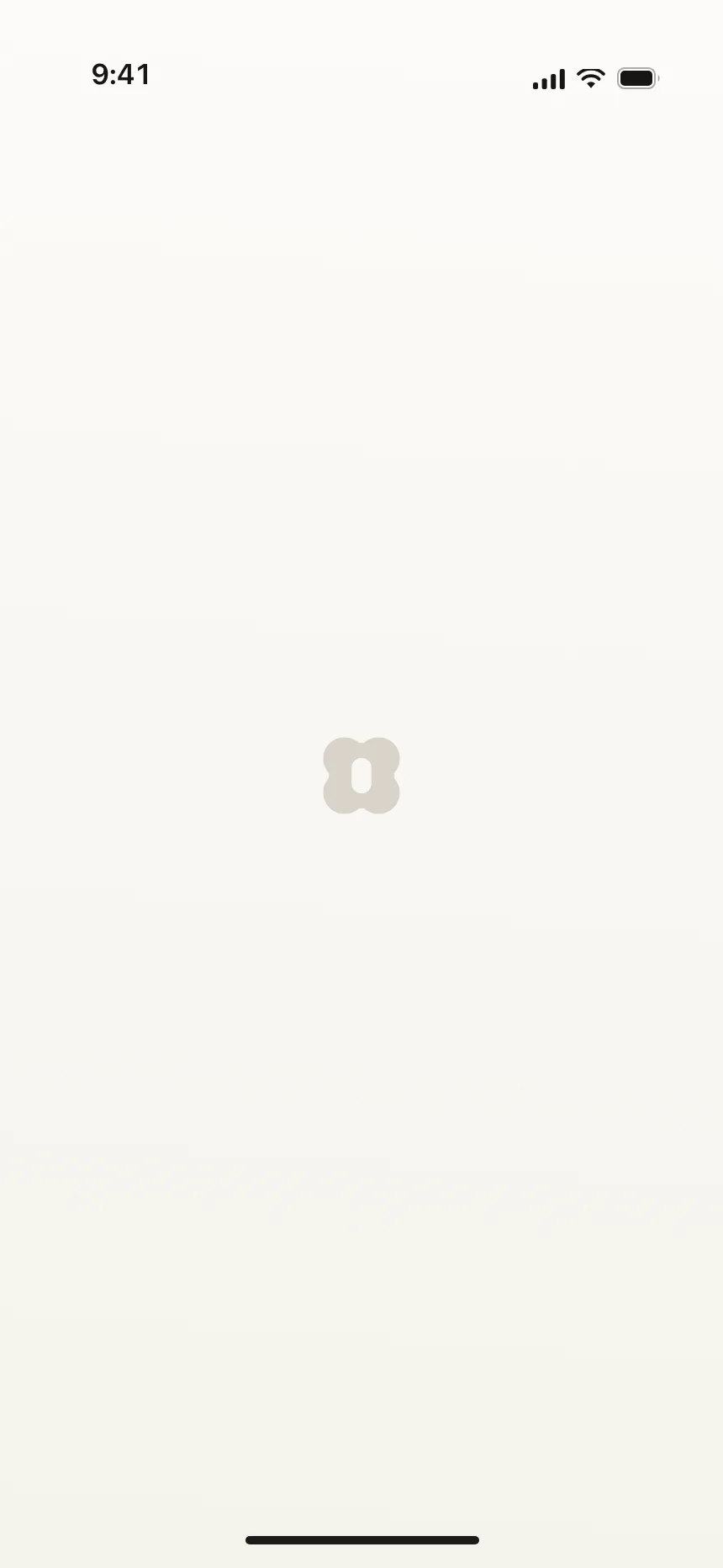 Splash screen