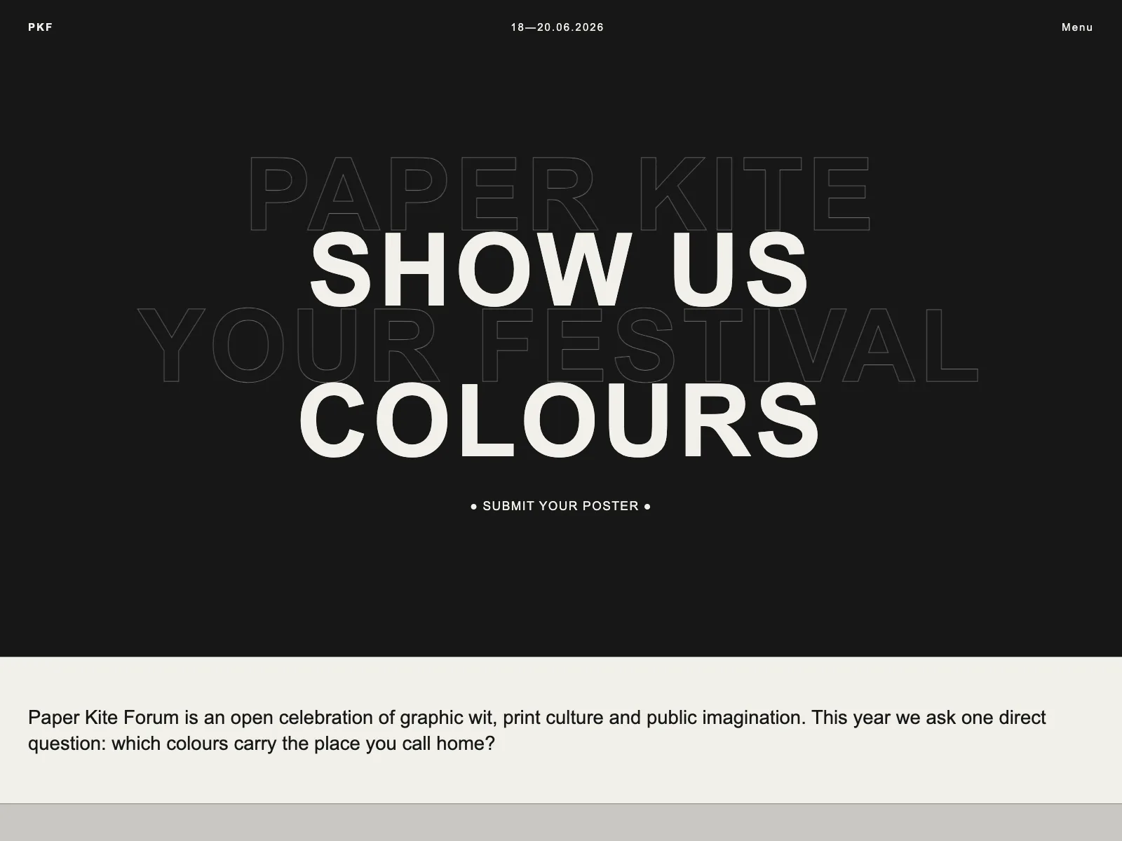 Sponsor page