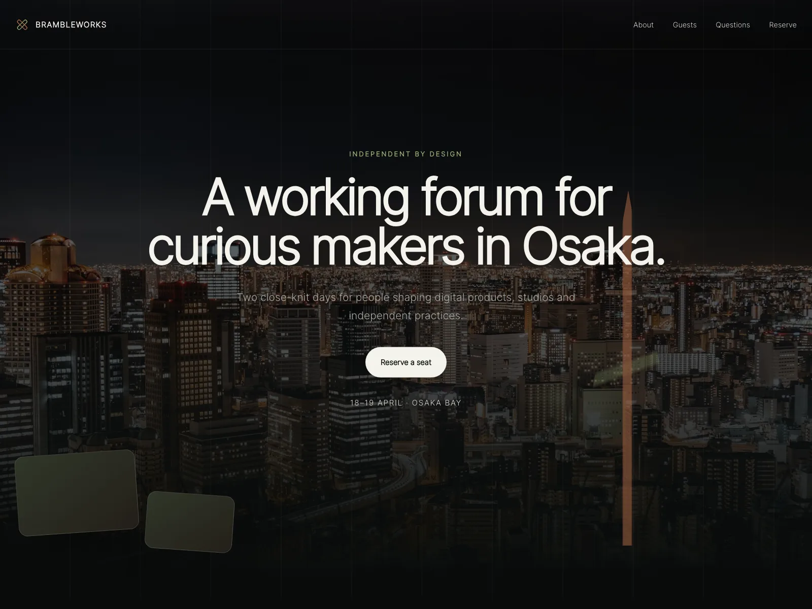 Sponsor page