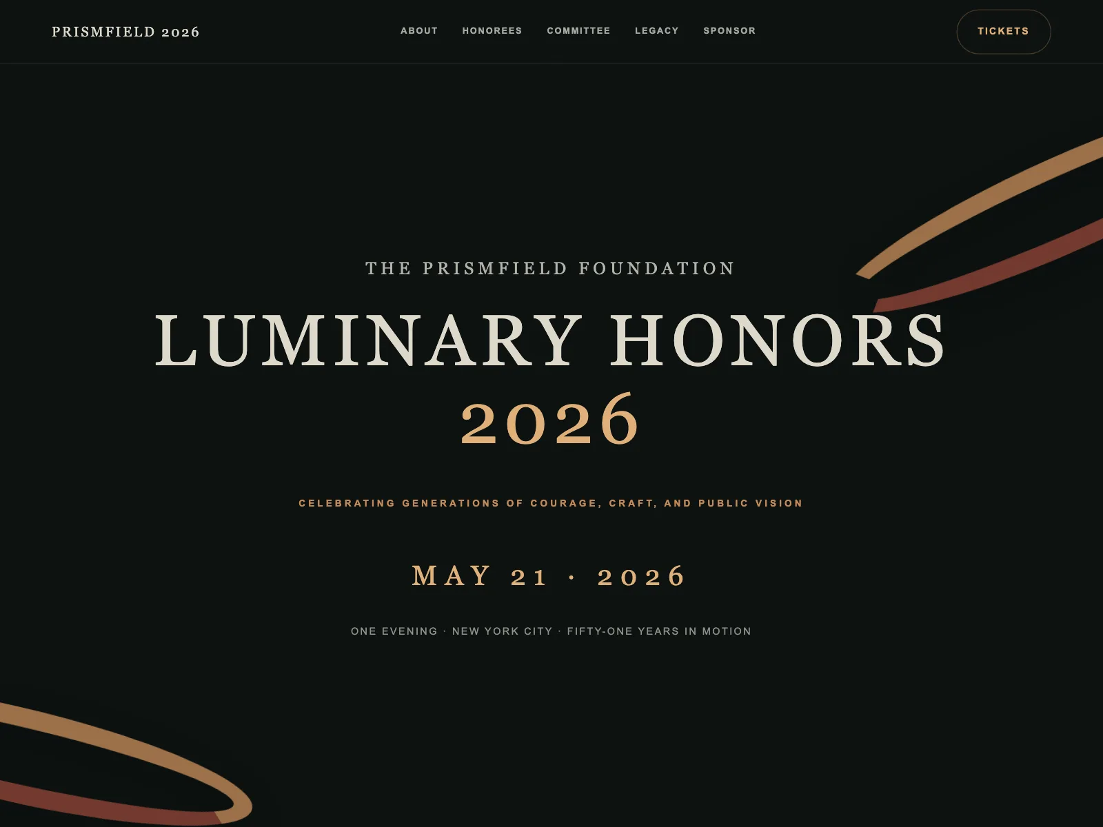 Sponsor page