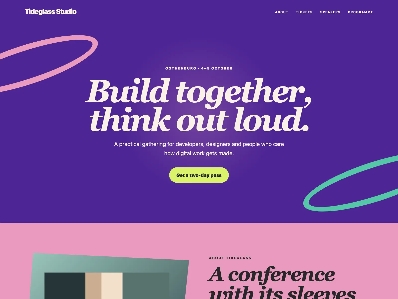 Sponsor page
