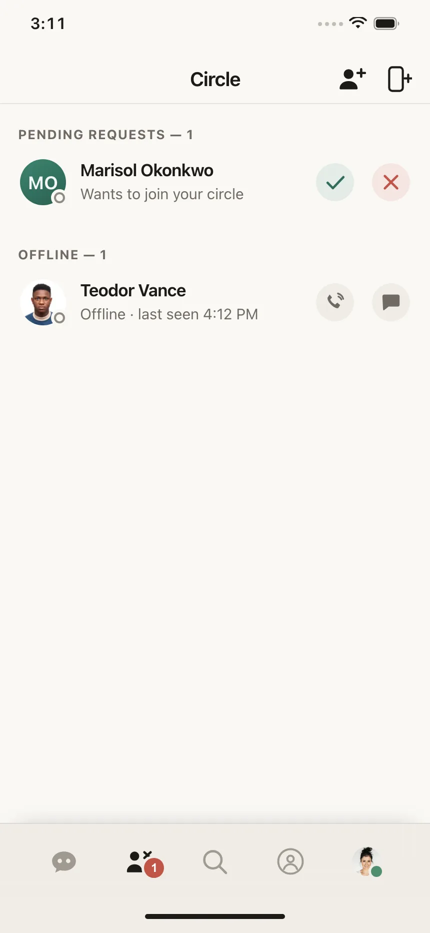 Status icon