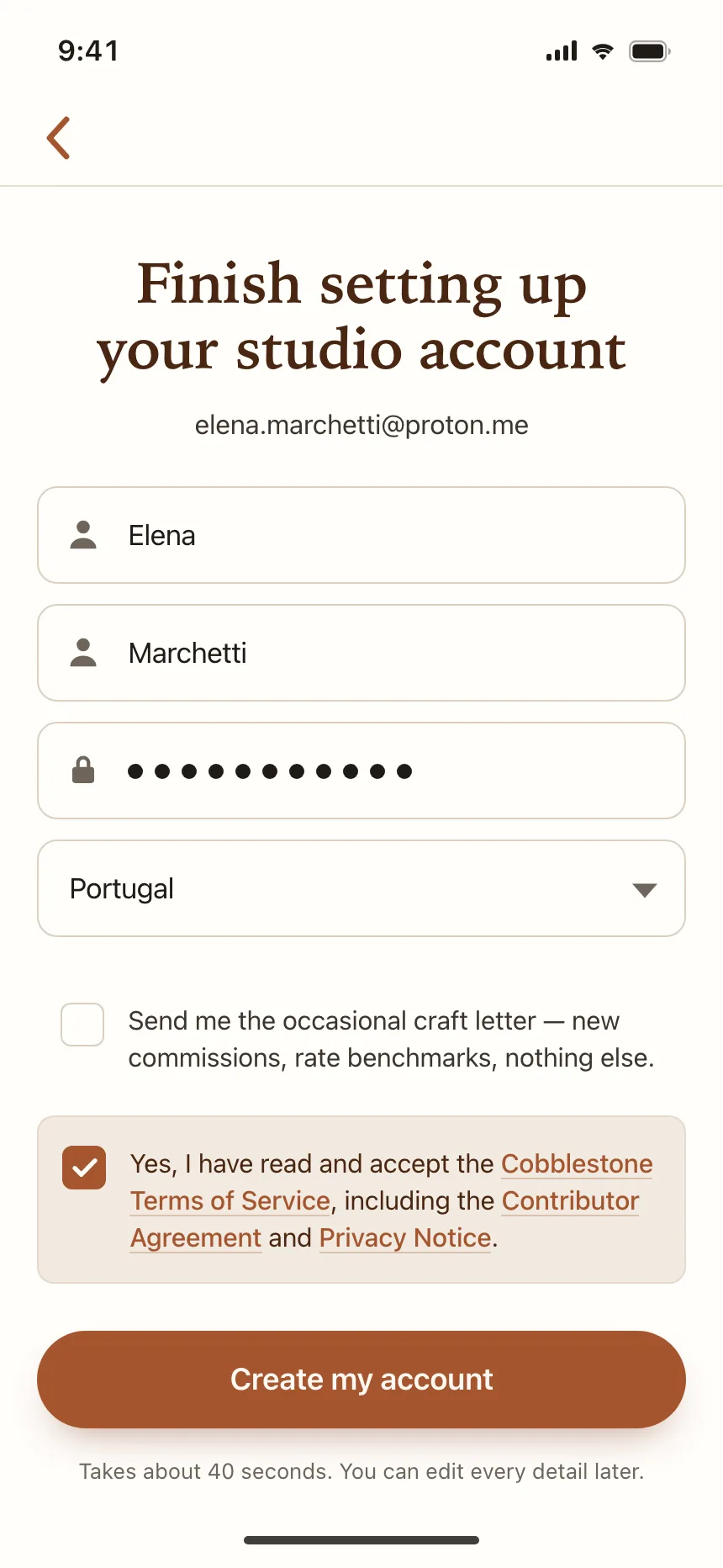 Text area