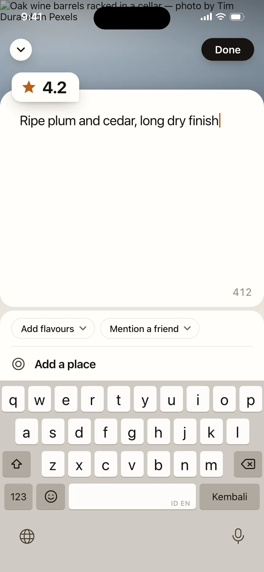 Text area