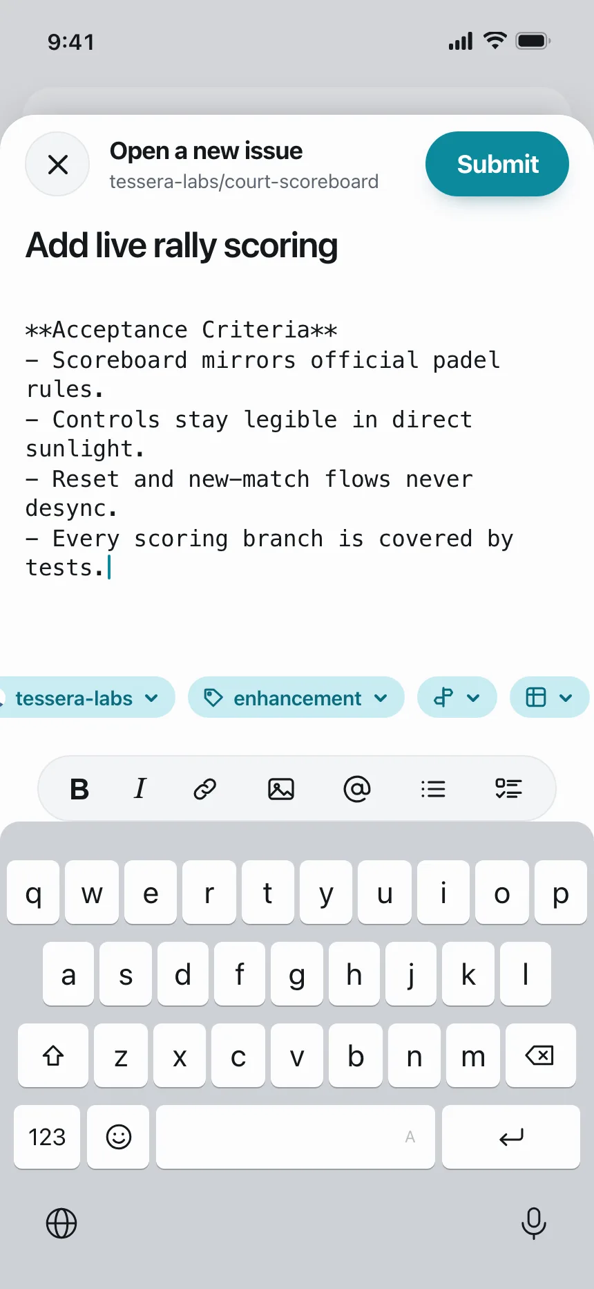 Text field