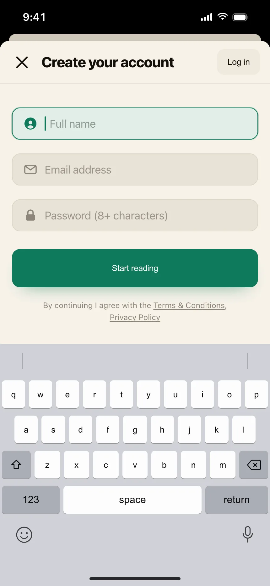 Text field