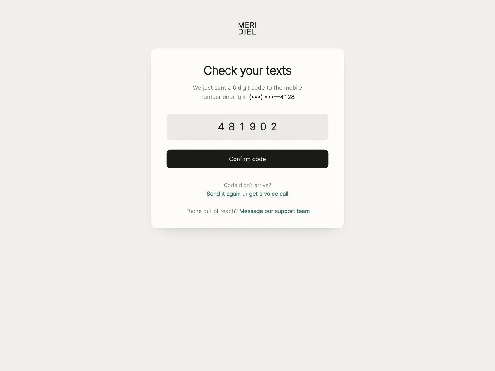 Text field