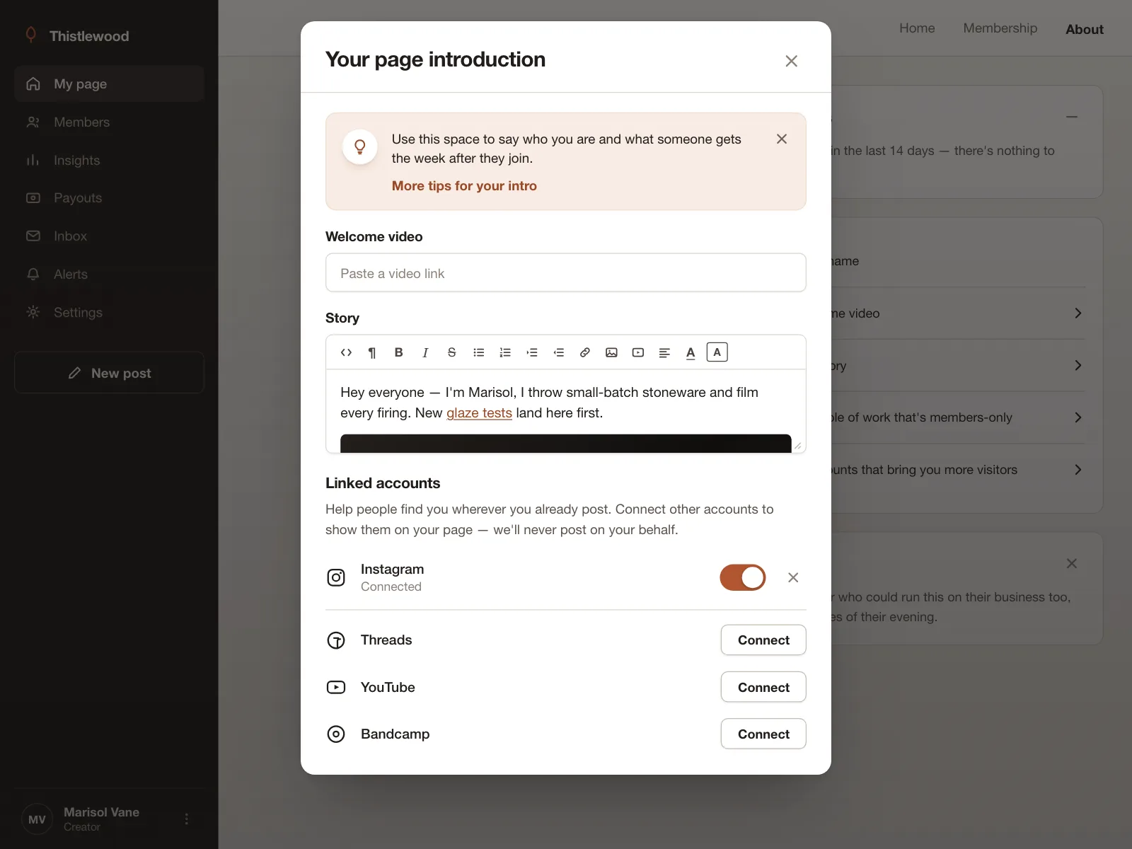 Text field