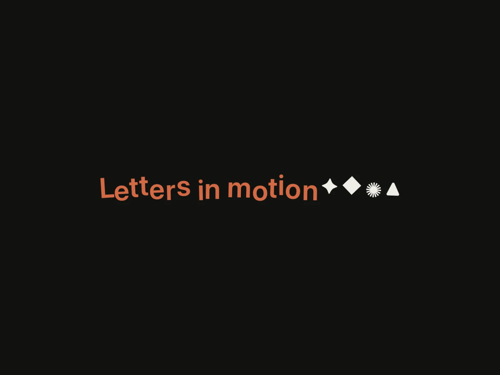 Text particles