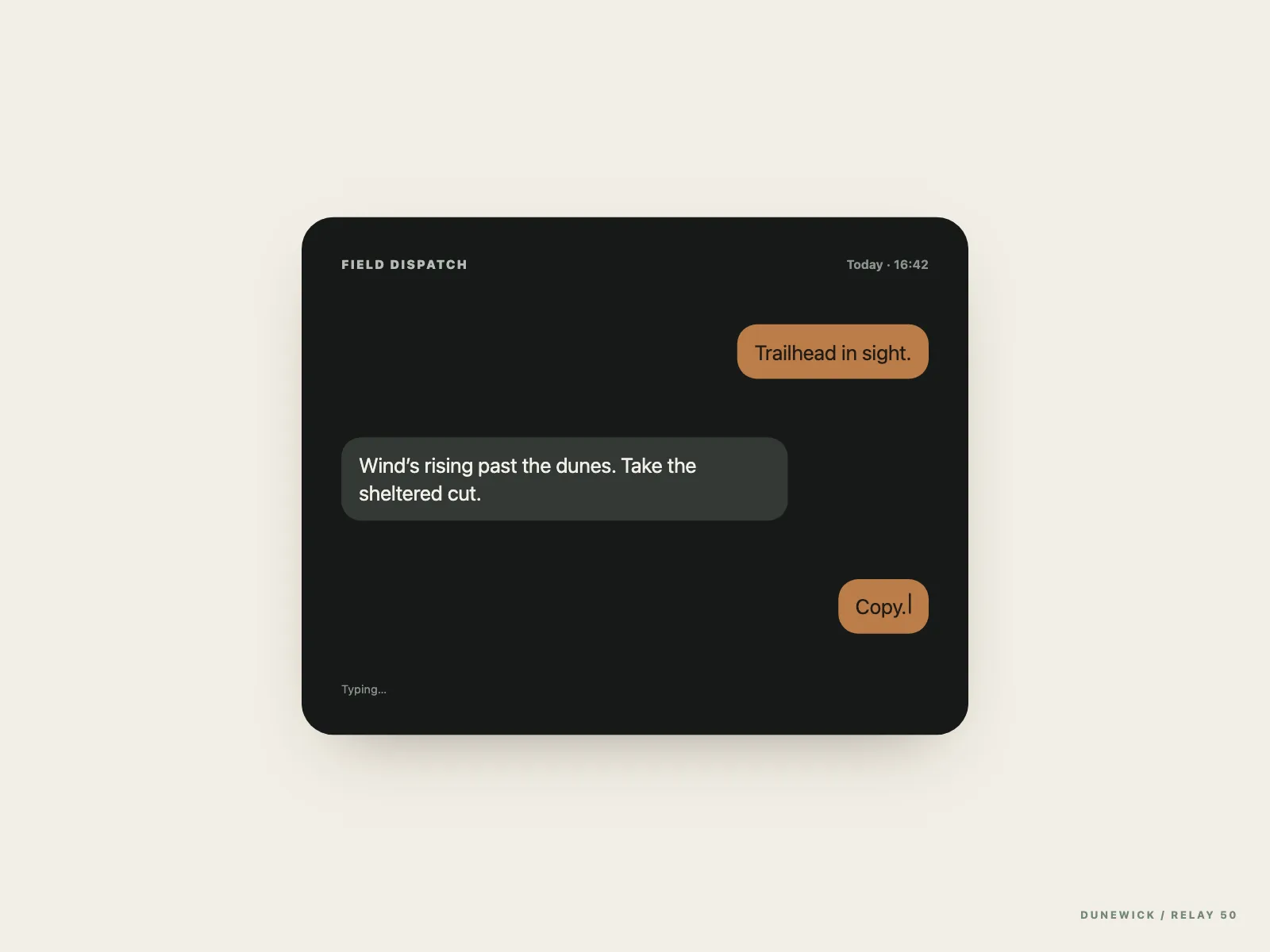 Text particles