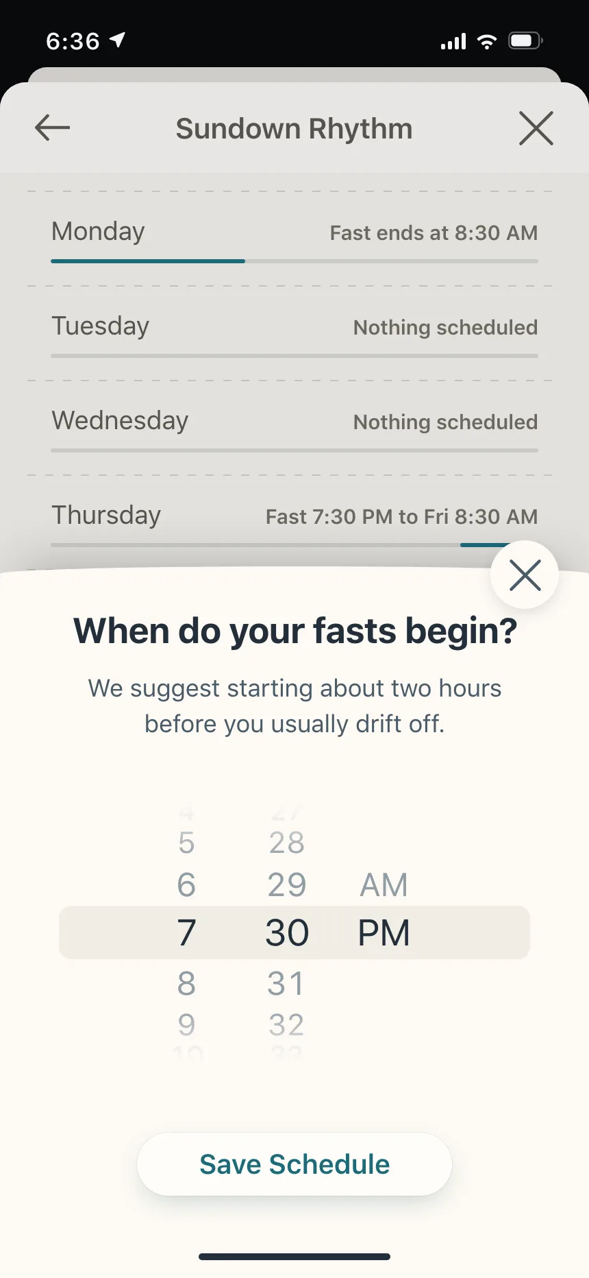 Time picker