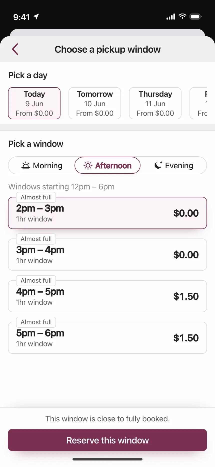 Time picker