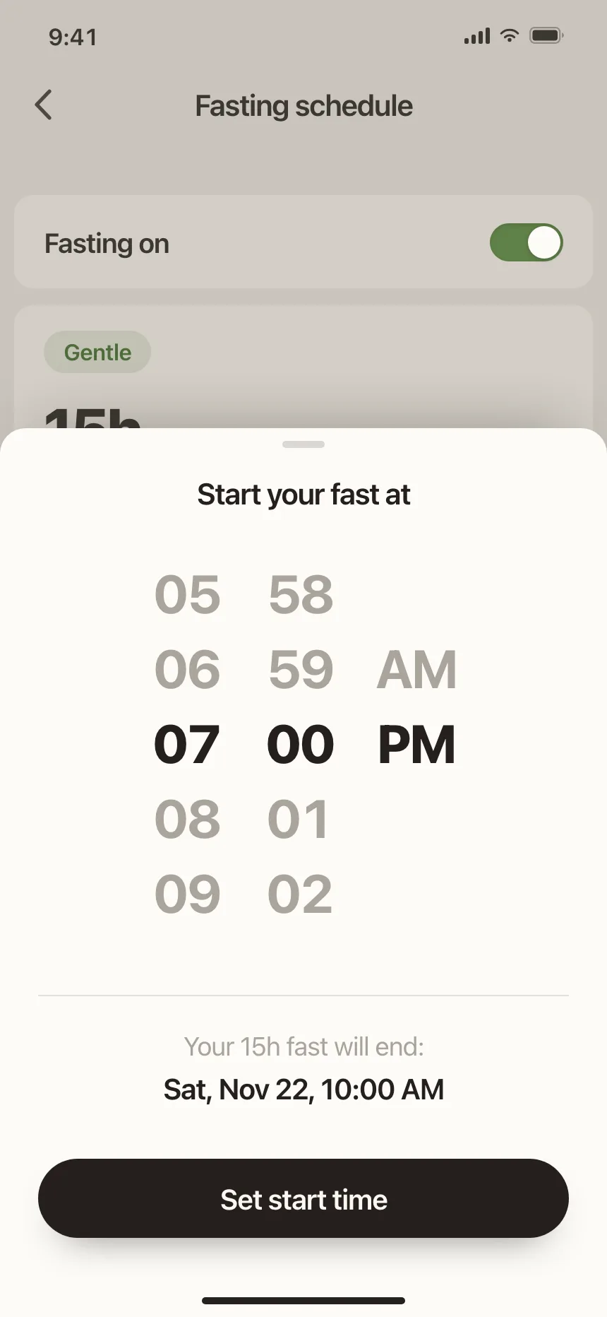 Time picker