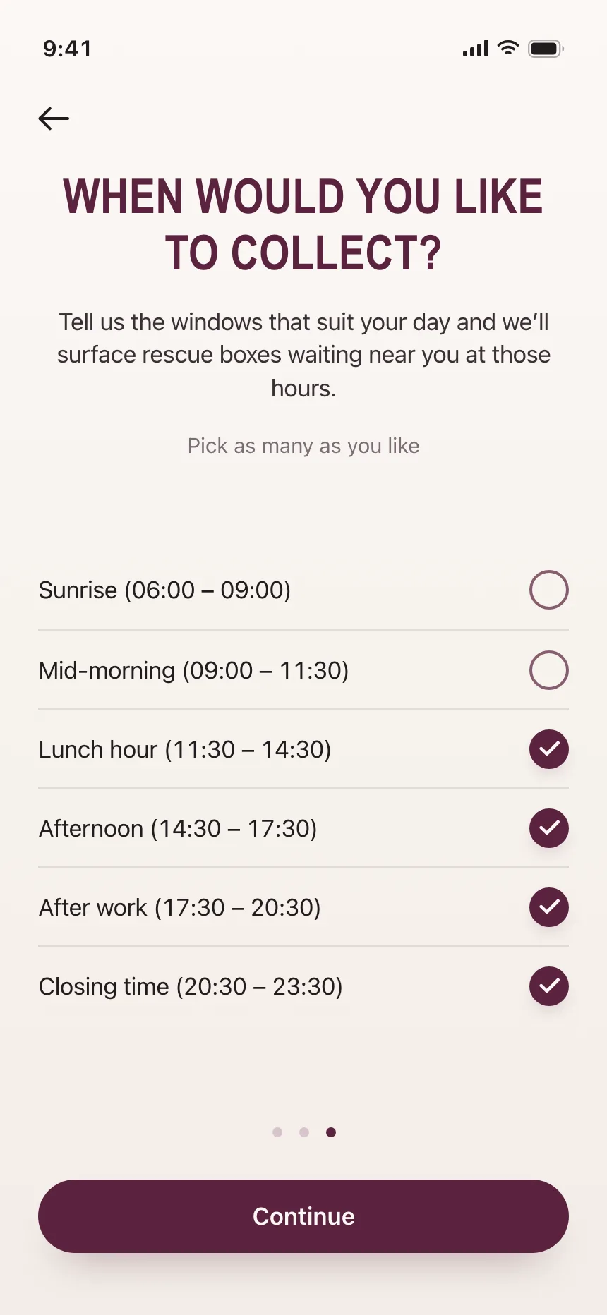 Time picker