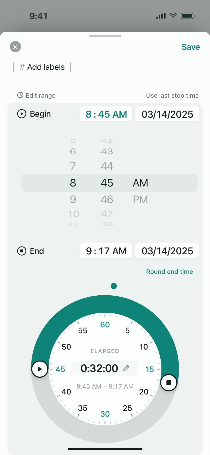 Time picker