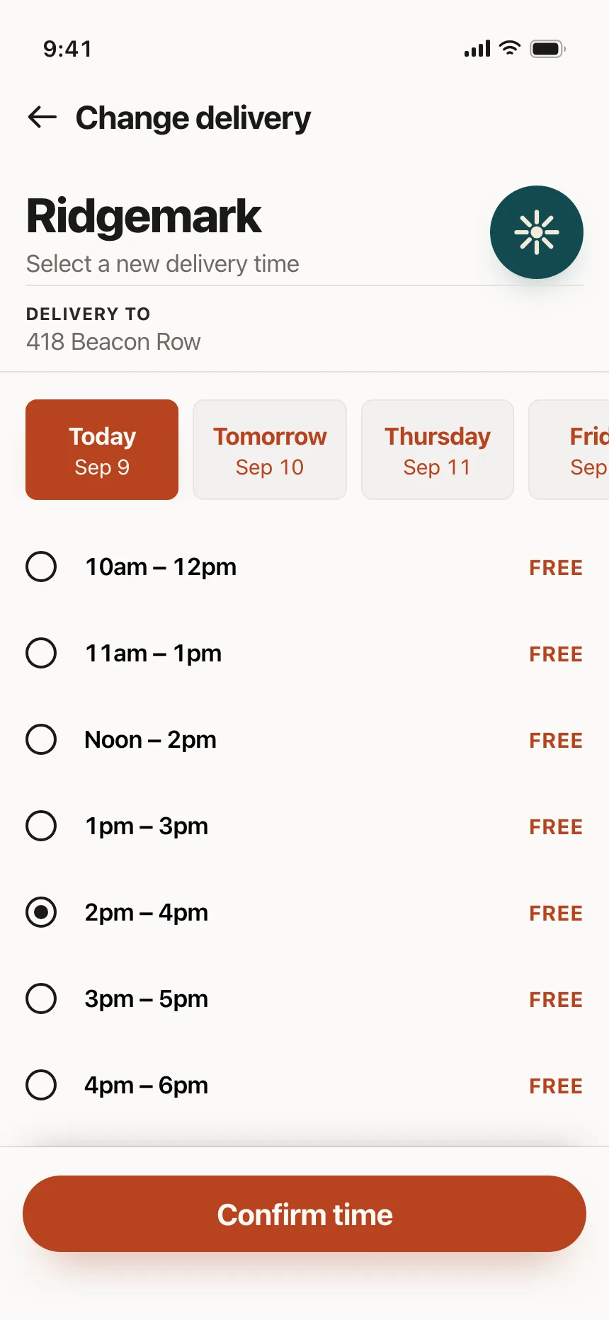 Time picker