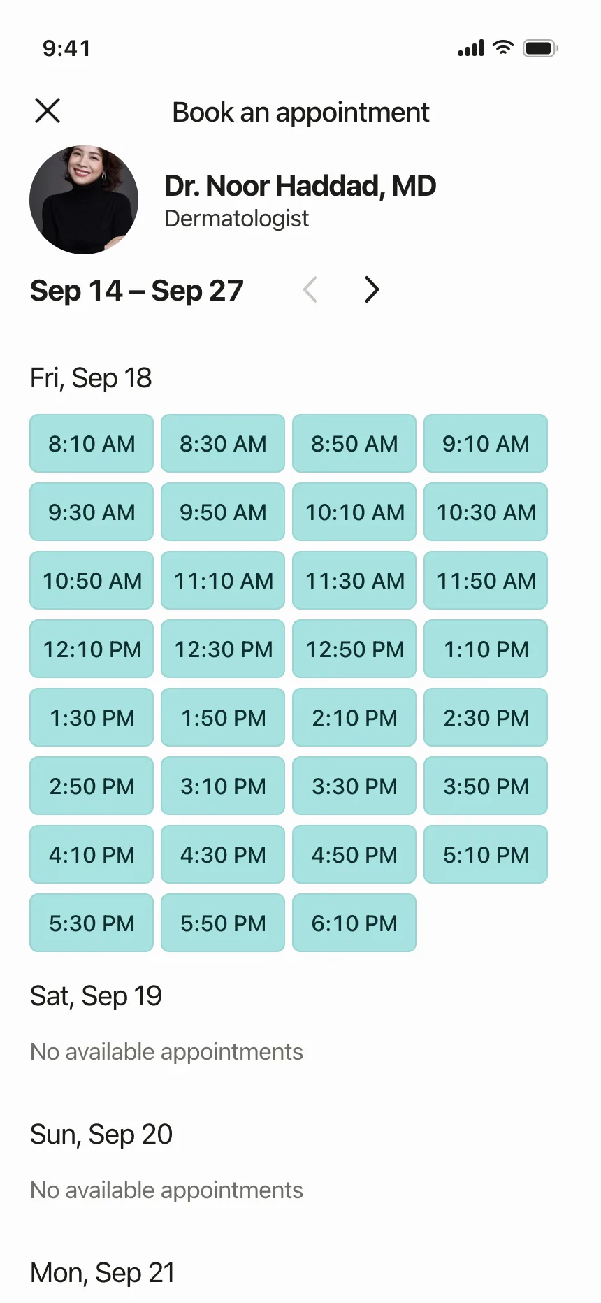 Time picker