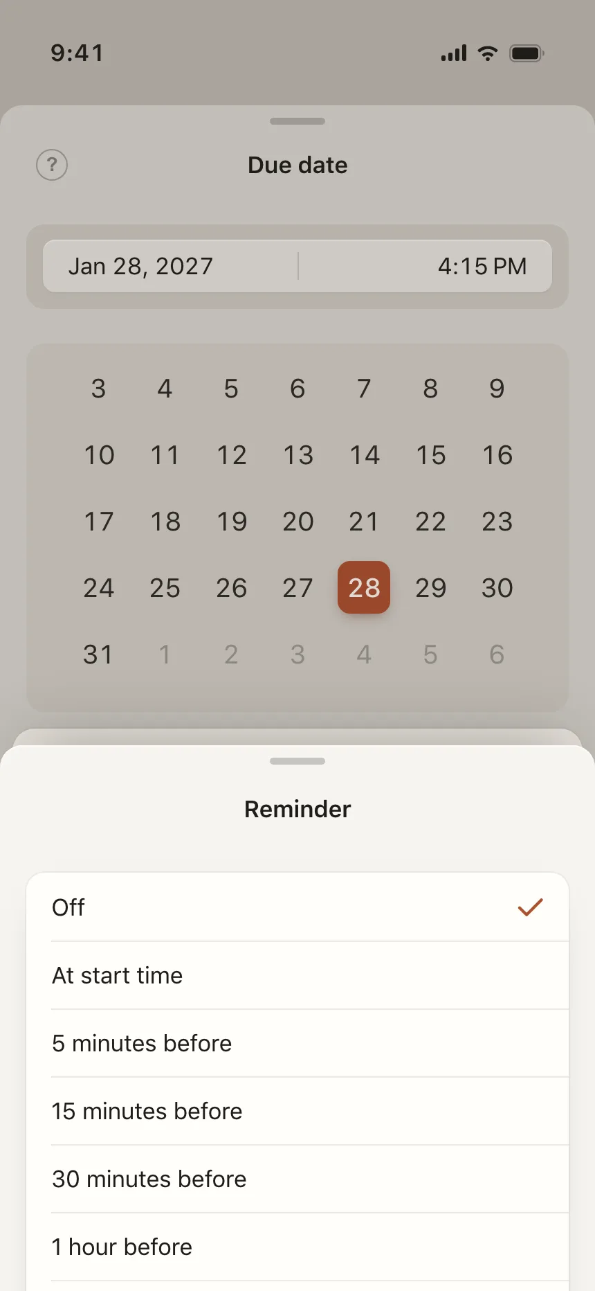 Time picker