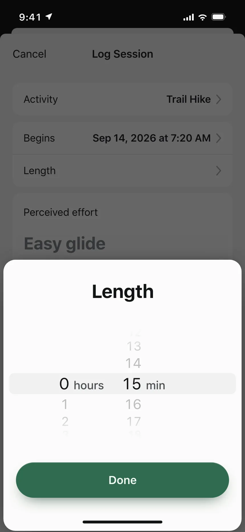 Time picker