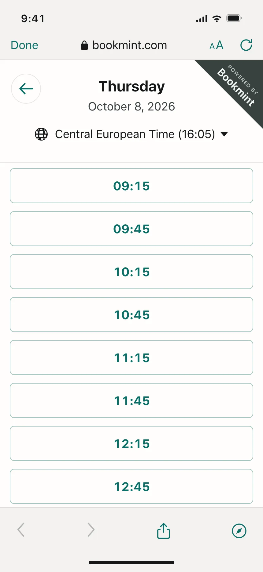 Time picker