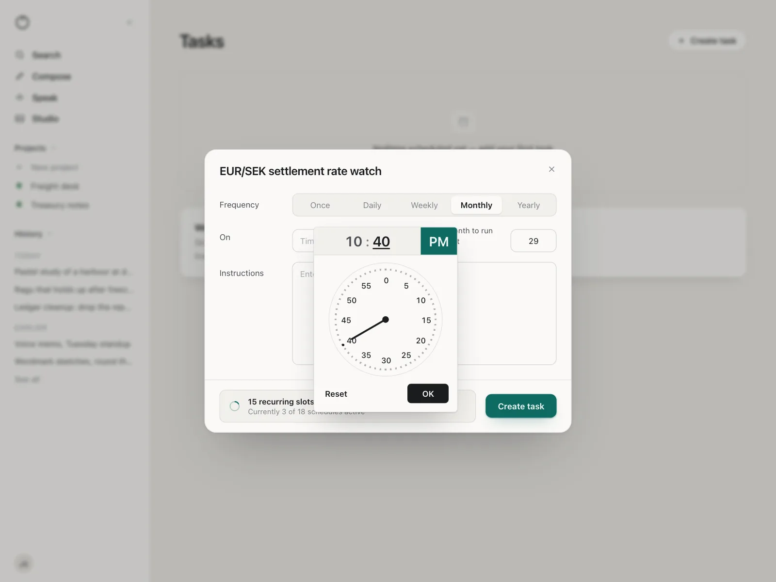 Time picker