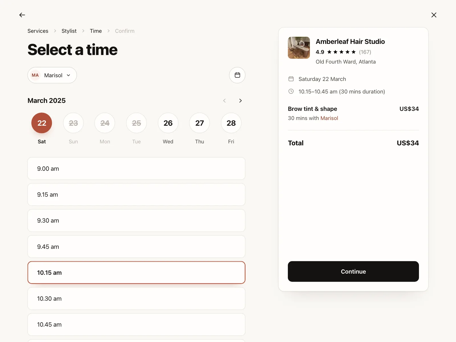 Time picker