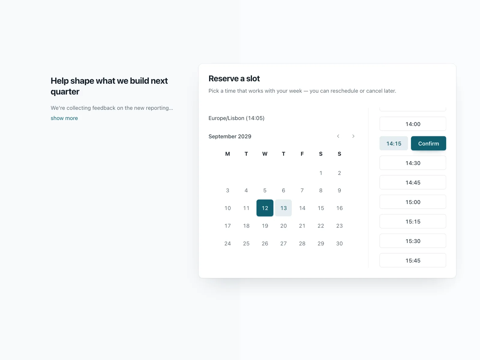Time picker